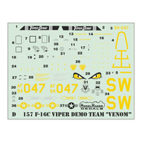 D48157 F-16C Viper Demo Team "Venom” 1/48