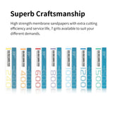 DSPIAE MSS Semi-rigid Sanding Sticks 1200 Grit