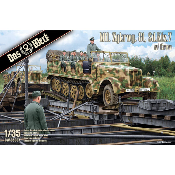 Sd.Kfz.7 - mtl. Zgkrwg. 8t w/Crew 1/35