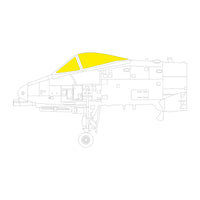 A-10A GREAT WALL HOBBY canopy mask set 1/48