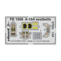 A-10A seatbelts STEEL GREAT WALL HOBBY  1/48