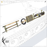 Panther Ausf.G Tool Racks Factory New 1/35