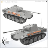 Panther Ausf.G Tool Racks Factory New 1/35