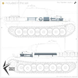 Panther Ausf.G Tool Racks Factory New 1/35