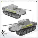 Panther Ausf.G Tool Racks Seperated 1/35