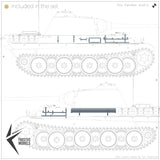 Panther Ausf.G Tool Racks Seperated 1/35