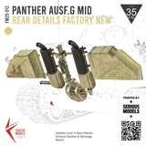 Panther Ausf.G Rear Details - Mid Version 1/35