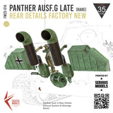 Panther Ausf.G Rear Details - Rare Version 1/35