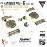 Panther G Early-Mid Engine Details Type B 1/35