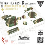 Panther G Late Engine Details Type A 1/35