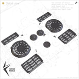 Jagdpanther G1 Engine Details 1/35