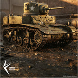 T16 / M3 Stuart Early Track - Lazy Tracks 1/35