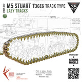 T36E6 / M5 Stuart Late Track - Lazy Tracks 1/35