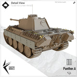 Panther Ausf.A Hull Track Racks Main 1/35