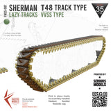Sherman VVSS Tracks T48 Type - Lazy Tracks 1/35