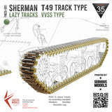 Sherman VVSS Tracks T49 Type - Lazy Tracks 1/35