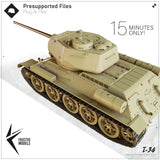 T-34 Waffle Pattern Common Type Lazy Tracks 1/35