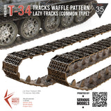 T-34 Waffle Pattern Common Type Lazy Tracks 1/35