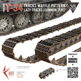 T-34 Waffle Pattern Common Type Lazy Tracks /w Ice Cleats 1/35
