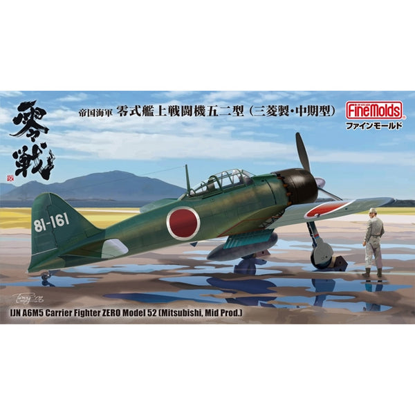IJN A6M5 Carrier Fighter Zero Model 52 (Mitsubishi, Mid Prod.) 1/48