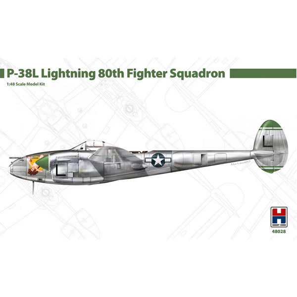P-38L Ligthning 80th Fighter Squadron 1/48