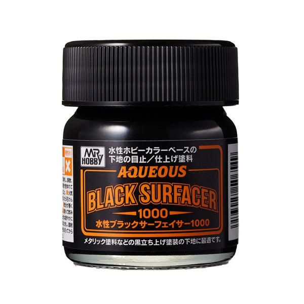 Mr Aqueous Black Surfacer 1000 (40ml) - HSF-03