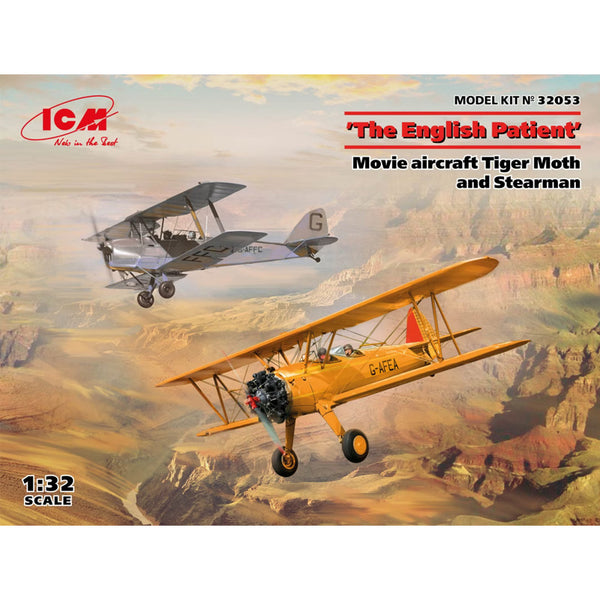 'The English Patient' Movie aircraft Tiger Moth and Stearman 1/32