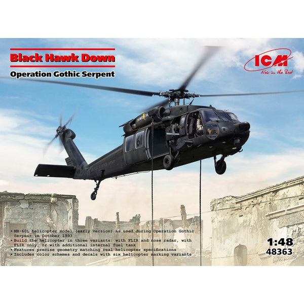 Black Hawk Down Operation Gothic Serpent 1/48