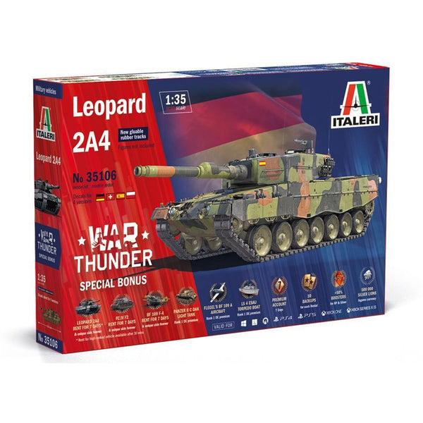 German Main Battle Tank Leopard 2A4 - War Thunder 1/35