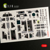 F-14D Tomcat interior 3D decals for Tamiya kit 1/48
