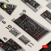 F-14D Tomcat interior 3D decals for Tamiya kit 1/48