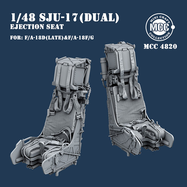 SJU-17 NACES Ejection Seats for F/A-18F/G & F/A-18D Late (2pcs) 1/48