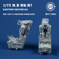 M.B MK.H7 Ejection Seats for F-4 Phantom II Navy variants (2pcs) 1/72