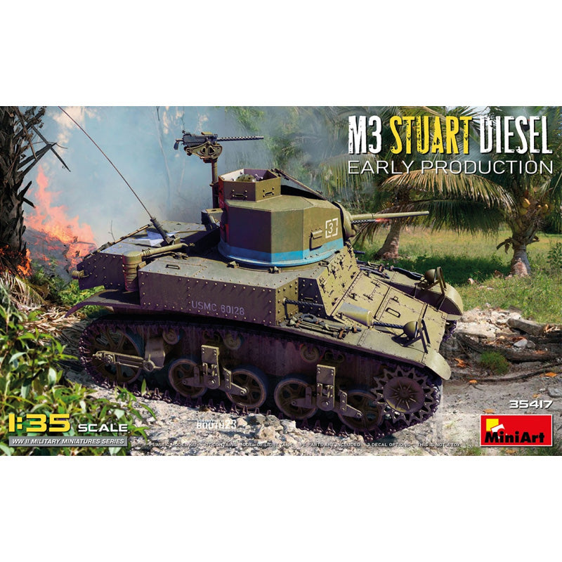 M3 Stuart Diesel Early Production 1/35 – Serious Models