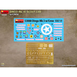 Dingo Mk. III Scout Car w/ Crew 1/35