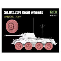 Sd.Kfz.234 road wheels 1/35