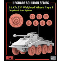 Sd.Kfz.234 Weighted Wheels Type B 1/35