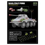 Sd.Kfz.234/2 PUMA with Engine Parts 1/35