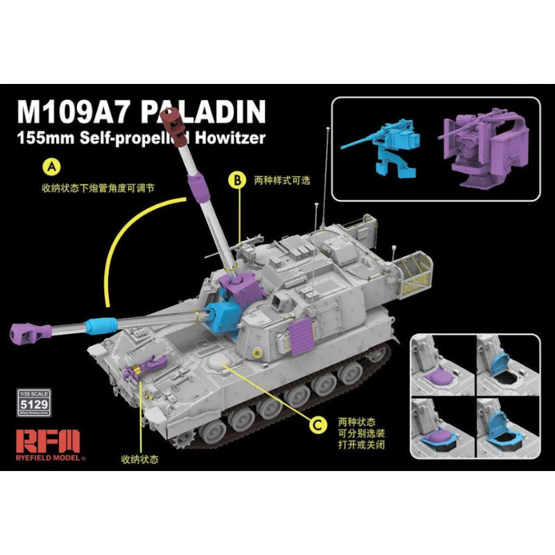 M109A7 Paladin Self-Propelled Howitzer 1/35 – Serious Models