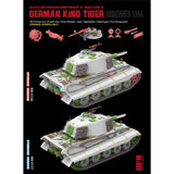 Sd.Kfz. 182 Panzerkampfwagen VI Tiger Ausf. B German King Tiger 1/35