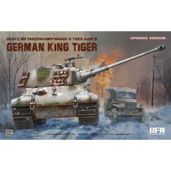 Sd.Kfz. 182 Panzerkampfwagen VI Tiger Ausf. B German King Tiger 1/35