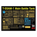 T-55AM-1 Main Battle Tank w/ workable tracks 1/35