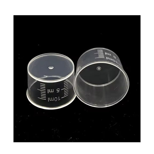 Clear Plastic Measuring Cup 10ml 10pcs