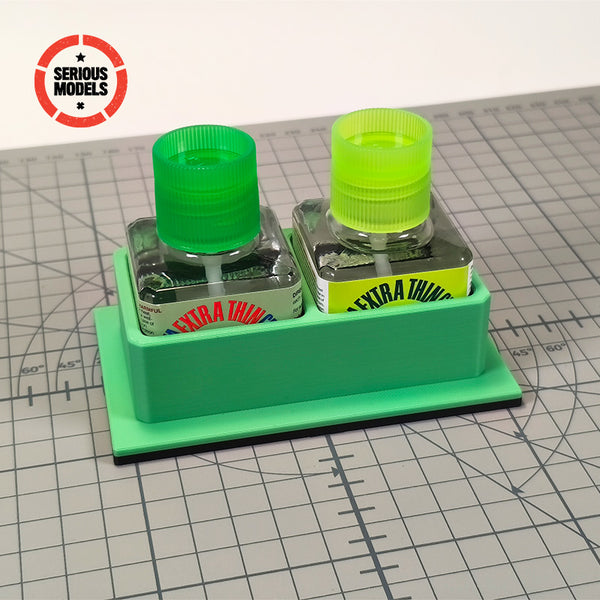 Glue Holder Dual for Tamiya Bottles