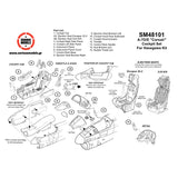 A-7D/E "Corsair" Cockpit Set for Hasegawa Kit 1/48
