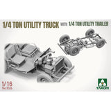 1/4 ton Utility Truck with 1/4 ton Utility trailer 1/16