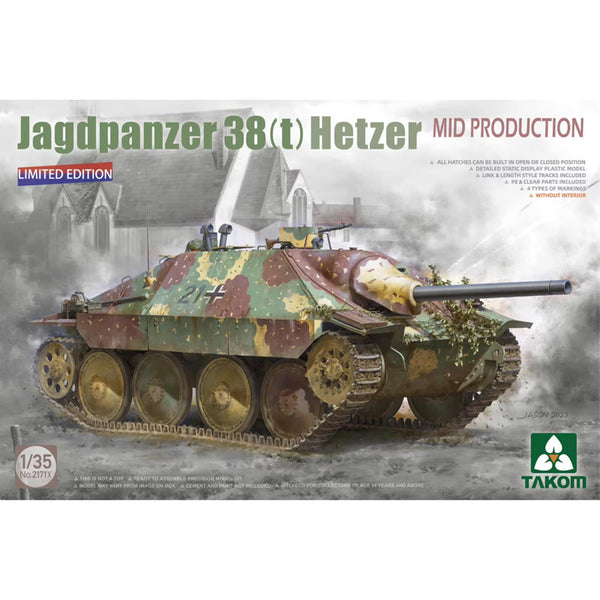 Jagdpanzer 38(t) Hetzer Mid Production 1/35