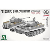 Tiger I Mid Production w/zimmerit Otto Carius 1/35