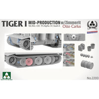 Tiger I Mid Production w/zimmerit Otto Carius 1/35