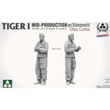 Tiger I Mid Production w/zimmerit Otto Carius 1/35